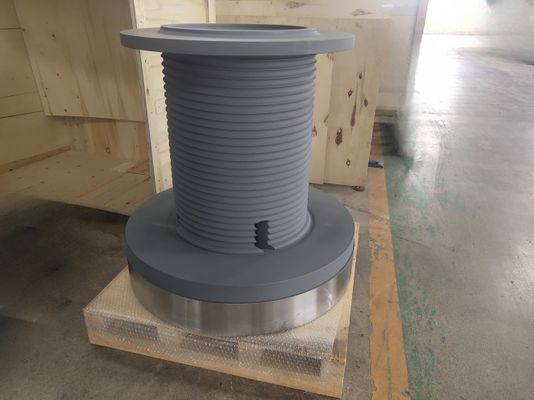 Single / Double Concatenated Cable Winch Drums With ISO9001 Certification