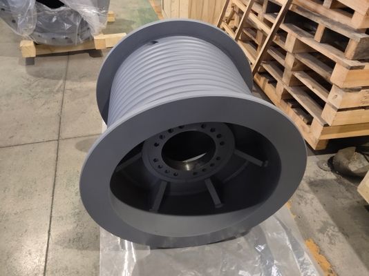Single / Double Concatenated Cable Winch Drums With ISO9001 Certification