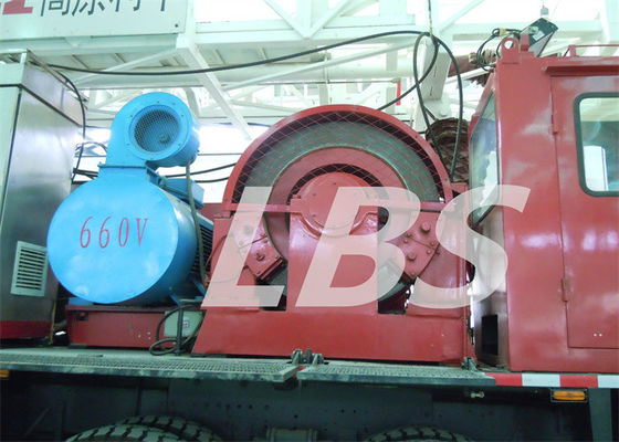 LBS Hydraulic Oil Rig Drawworks Safe For Shipyard Oil Mining